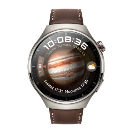 Huawei WATCH 4 Pro 3,81 cm (1.5") AMOLED 48 mm Cyfrowy 466 x 466 px Ekran dotykowy Srebrny Wi-Fi GPS