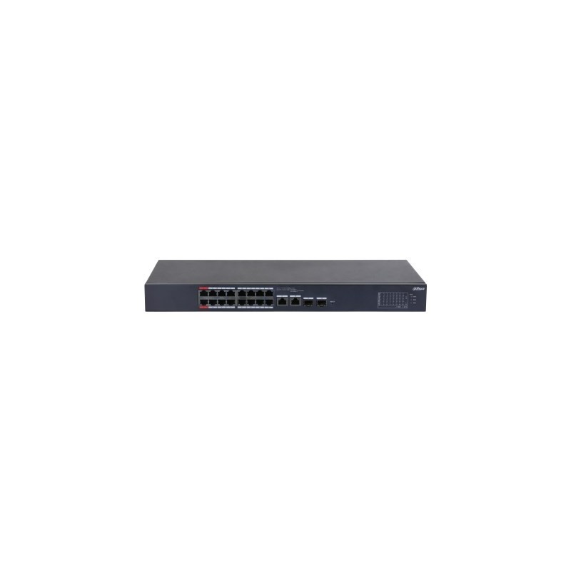 Dahua Technology CS4218-16ET-240 - switch PoE 16-port + 2 RJ45/SFP Dahua Technology CS4218-16ET-240 - switch PoE 16-port + 2 RJ45/SFP