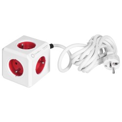 Przedłużacz allocacoc PowerCube Extended 2304/FREXPC (3m kolor czerwony)