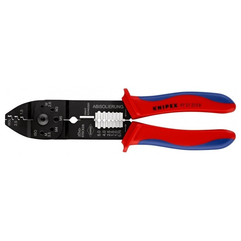 Knipex 97 21 215 B Narzędzie do zaciskania Czarny, Niebieski, Czerwony Knipex 97 21 215 B Narzędzie do zaciskania Czarny, Niebieski, Czerwony