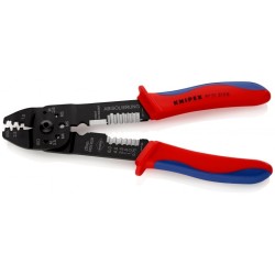 Knipex 97 21 215 B Narzędzie do zaciskania Czarny, Niebieski, Czerwony