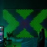 Twinkly Matrix – 500 RGB LED Lampki w kształcie pereł, przezroczysty przewód, 1.7x7.8ft typ wtyczki F