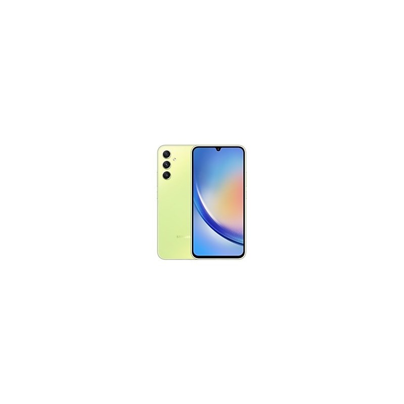 Smartfon Samsung Galaxy A34 (A346B) 6/128GB 6,6" SAMOLED 1080x2340 5000mAh Dual SIM 5G Awesome Lime Smartfon Samsung Galaxy A34 (A346B) 6/128GB 6,6" SAMOLED 1080x2340 5000mAh Dual SIM 5G Awesome Lime