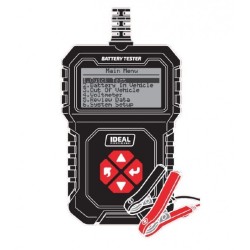 Cyfrowy tester akumulatorów, 12V, 100-2000 EN, typ obsługiwanych akumulatorów: AGM, EFB, GEL, WET, test układu ładowania, test