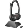 POLY Zestaw słuchawkowy Savi 8220 UC z certyfikatem Microsoft Teams DECT 1880–1900 MHz USB-A