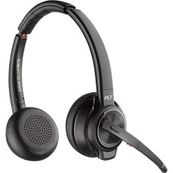 POLY Zestaw słuchawkowy Savi 8220 UC z certyfikatem Microsoft Teams DECT 1880–1900 MHz USB-A