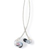 SE425-CL-EFS - Słuchawki douszne, dwa przetworniki, odłączany kabel, przezroczyste