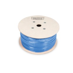 Kabel instalacyjny DIGITUS kat.6A, U/FTP, Eca, AWG 23/1, LSOH, 305m, niebieski, karton