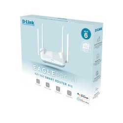 D-Link R15 router bezprzewodowy Gigabit Ethernet Dual-band (2.4 GHz/5 GHz) Biały