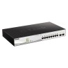 D-Link DGS-1210-10MP Zarządzany L2 Gigabit Ethernet (10/100/1000) Obsługa PoE Czarny, Szary