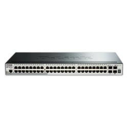 D-Link DGS-1510-52X łącza sieciowe Zarządzany L3 Gigabit Ethernet (10/100/1000) 1U Czarny