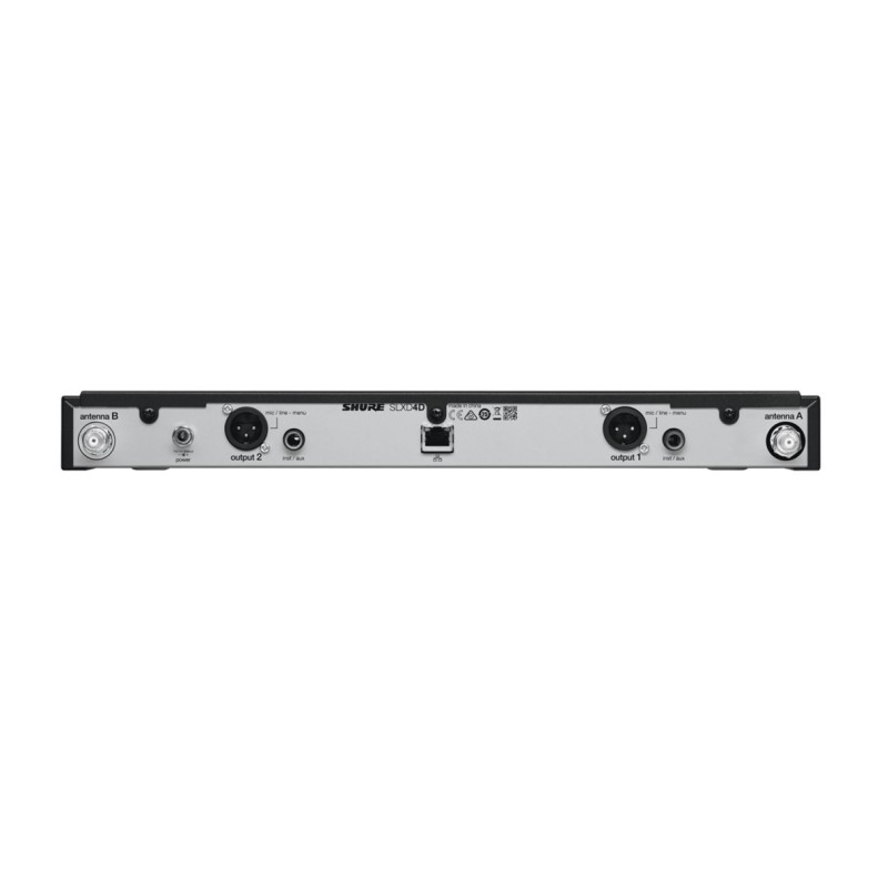 Shure SLXD4DE-J53 - odbiornik mikrofonu bezprzewodowego, 562 - 606 MHz Shure SLXD4DE-J53 - odbiornik mikrofonu bezprzewodowego, 562 - 606 MHz