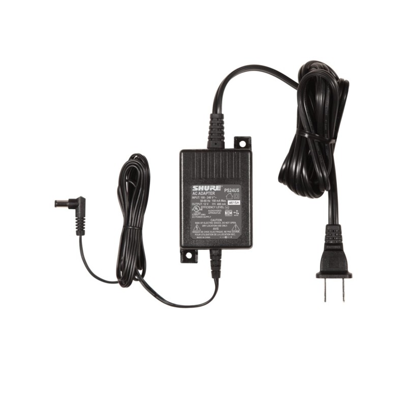 Shure PS24 adapter zasilający/ inwentor Czarny Shure PS24 adapter zasilający/ inwentor Czarny