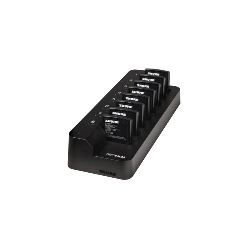 Shure SBC840M ładowarka akumulatorów Prąd przemienny Shure SBC840M ładowarka akumulatorów Prąd przemienny