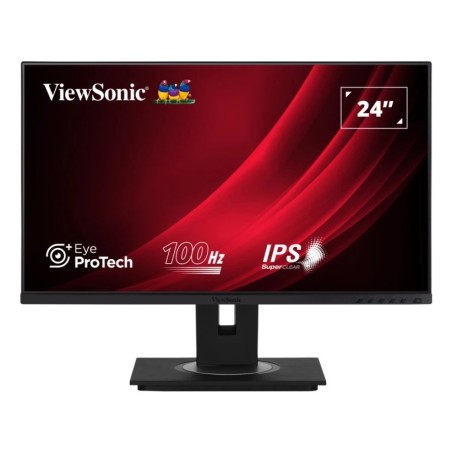 Viewsonic VG Series VG2448a monitor komputerowy 61 cm (24") 1920 x 1080 px Full HD LED Czarny