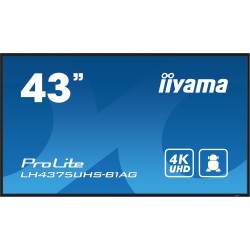 iiyama ProLite Płaski panel Digital Signage 108 cm (42.5") LCD Wi-Fi 500 cd/m2 4K Ultra HD Czarny Procesor wbudowany Android 11
