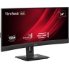 Viewsonic VG3456C monitor komputerowy 86,4 cm (34") 3440 x 1440 px UltraWide Quad HD LED Czarny