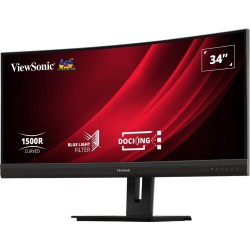 Viewsonic VG3456C monitor komputerowy 86,4 cm (34") 3440 x 1440 px UltraWide Quad HD LED Czarny