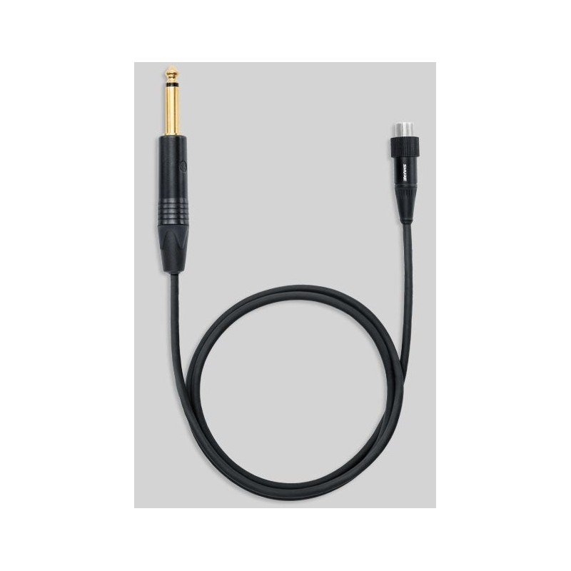 Shure WA305 kabel audio 6.35mm Czarny