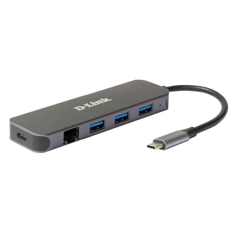 D-Link DUB-2334 stacja dokująca Przewodowa USB Type-C Szary D-Link DUB-2334 stacja dokująca Przewodowa USB Type-C Szary