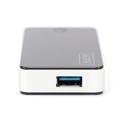 Digitus Hub USB 3.0, 4 porty, czarny