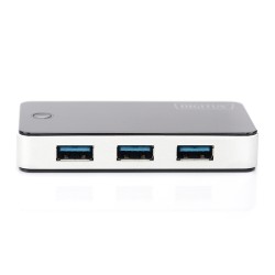 Digitus Hub USB 3.0, 4 porty, czarny