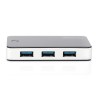 Digitus Hub USB 3.0, 4 porty, czarny