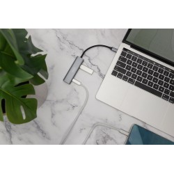 Digitus Koncentrator USB-C 4-portowy, 2 x USB A i 2 x USB-C