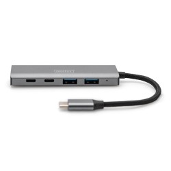 Digitus Koncentrator USB-C 4-portowy, 2 x USB A i 2 x USB-C