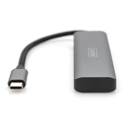Digitus Koncentrator USB-C 4-portowy, 2 x USB A i 2 x USB-C