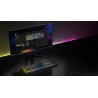 Klawiatura CORSAIR Tas K55 CORE BLACK RGB, Gumowa kopuła, Mechaniczna, USB