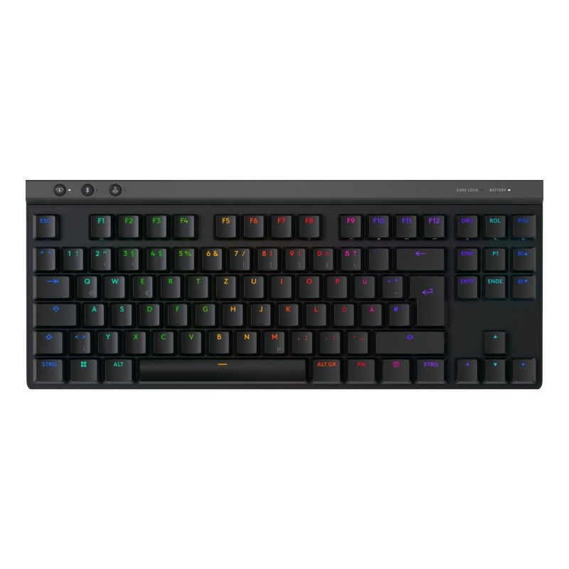 Logitech G515 klawiatura Gaming RF Wireless + Bluetooth QWERTZ Czeski Czarny Logitech G515 klawiatura Gaming RF Wireless + Bluetooth QWERTZ Czeski Czarny