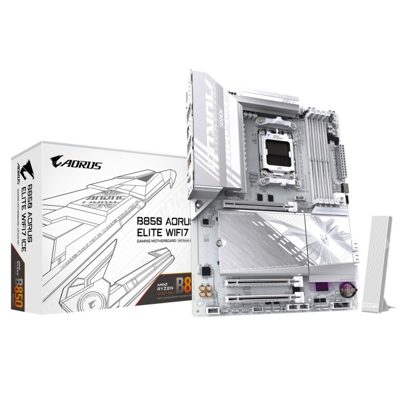 Płyta główna Gigabyte B850 AORUS ELITE WF7 ICE Płyta główna Gigabyte B850 AORUS ELITE WF7 ICE