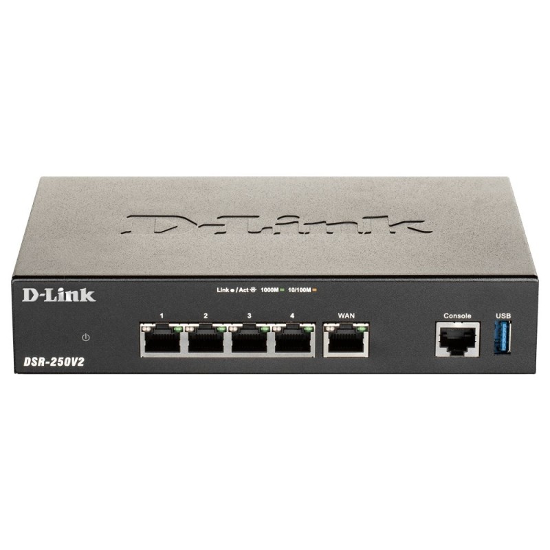 Router bezpieczeństwa VPN D-Link DSR-250V2 Router bezpieczeństwa VPN D-Link DSR-250V2