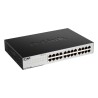 D-Link GO-SW-24G - Niezarządzany - L2 - Gigabit Ethernet (10/100/1000) - Pełny dupleks - Montaż w szafie - 1U
