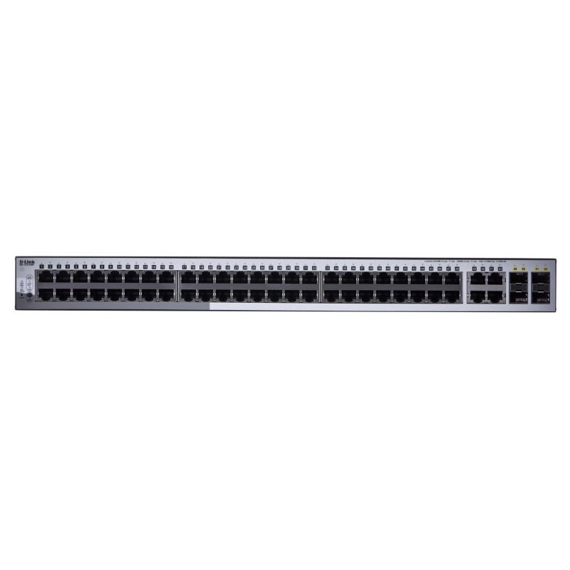 D-Link DGS-1210-52MP - Zarządzany - L2 - Gigabit Ethernet (10/100/1000) - Pełny dupleks - Power over Ethernet (PoE) D-Link DGS-1210-52MP - Zarządzany - L2 - Gigabit Ethernet (10/100/1000) - Pełny dupleks - Power over Ethernet (PoE)