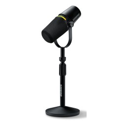 Shure MV7+-K-BNDL - mikrofon lektorski/wokalny ze złączem XLR/USB-C, czarny + statyw biurkowy GATOR