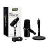 Shure MV7+-K-BNDL - mikrofon lektorski/wokalny ze złączem XLR/USB-C, czarny + statyw biurkowy GATOR