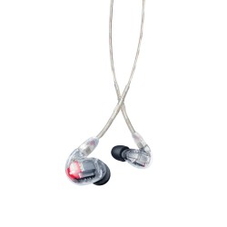 Słuchawki douszne SE846G2CL-EFS, cztery przetworniki, odłączany kabel, przezroczyste