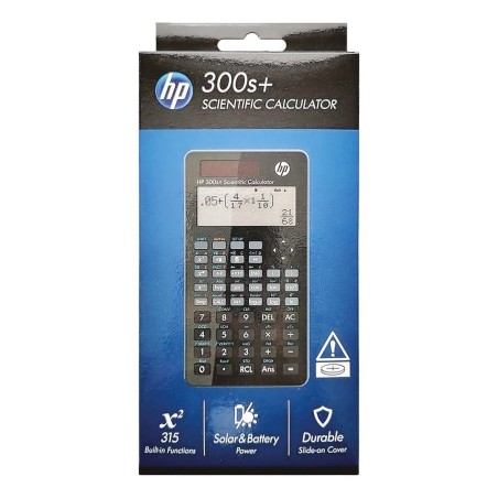 HP Kalkulator naukowy biurowy HP 300SPLUS/INT BX, 315 funkcji, 155x84x20mm, czarny