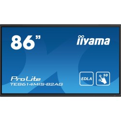 iiyama PROLITE TE8614MIS-B2AG Płaski panel Digital Signage 2,18 m (86") LCD Wi-Fi 435 cd/m2 4K Ultra HD Czarny Ekran dotykowy