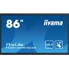 iiyama PROLITE TE8614MIS-B2AG Płaski panel Digital Signage 2,18 m (86") LCD Wi-Fi 435 cd/m2 4K Ultra HD Czarny Ekran dotykowy