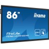 iiyama PROLITE TE8614MIS-B2AG Płaski panel Digital Signage 2,18 m (86") LCD Wi-Fi 435 cd/m2 4K Ultra HD Czarny Ekran dotykowy