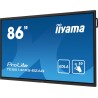 iiyama PROLITE TE8614MIS-B2AG Płaski panel Digital Signage 2,18 m (86") LCD Wi-Fi 435 cd/m2 4K Ultra HD Czarny Ekran dotykowy