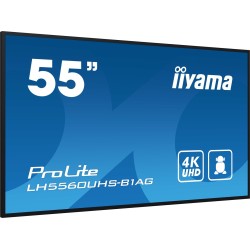 iiyama LH5560UHS-B1AG signage display Cyfrowa tablica A 139,7 cm (55") LED Wi-Fi 500 cd/m2 4K Ultra HD Czarny Procesor wbudowany