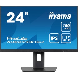 Monitor LED Iiyama ProLite XUB2493HSU-B7 - 24 - Płaski ekran - 60,5 cm
