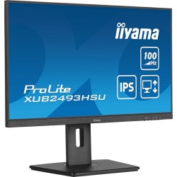 Monitor LED Iiyama ProLite XUB2493HSU-B7 - 24 - Płaski ekran - 60,5 cm