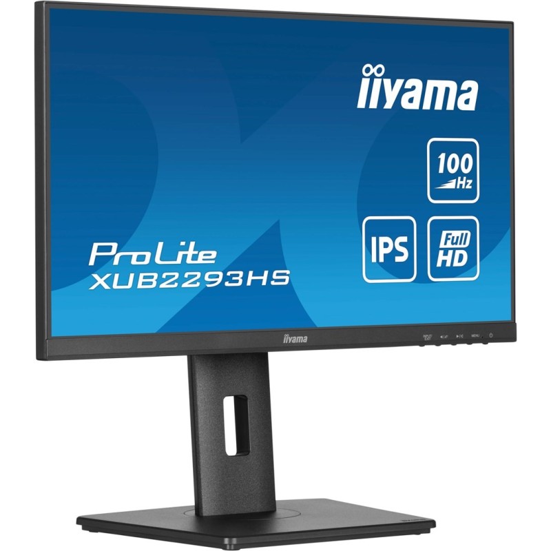 iiyama ProLite XUB2293HS-B6 monitor komputerowy 54,6 cm (21.5") 1920 x 1080 px Full HD LED Czarny iiyama ProLite XUB2293HS-B6 monitor komputerowy 54,6 cm (21.5") 1920 x 1080 px Full HD LED Czarny