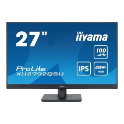 iiyama ProLite monitor komputerowy 68,6 cm (27") 2560 x 1440 px Dual WQHD LED Czarny