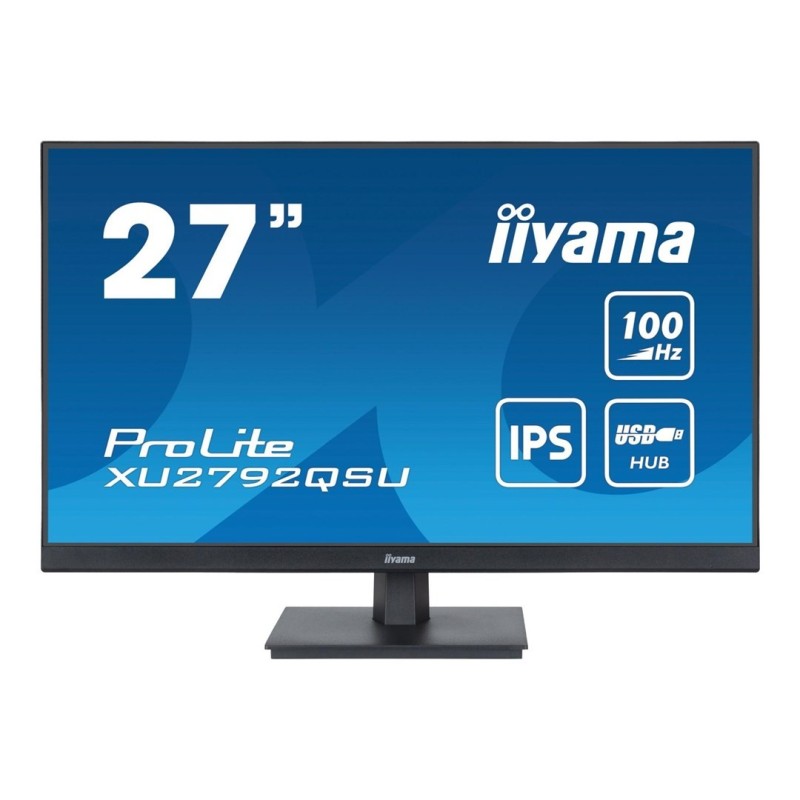 iiyama ProLite monitor komputerowy 68,6 cm (27") 2560 x 1440 px Dual WQHD LED Czarny